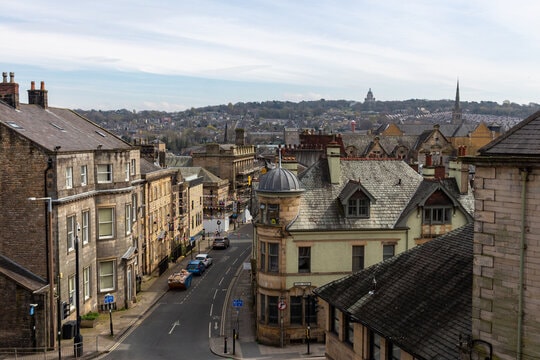 Residential street in North West England